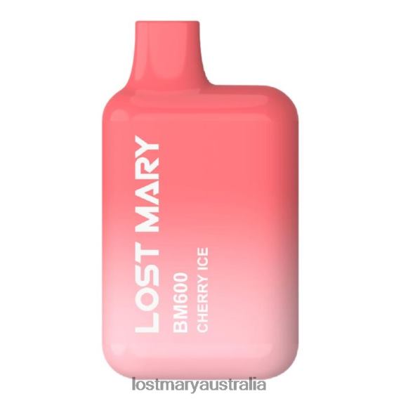 LOST MARY Australia - LOST MARY BM600 Disposable Vape Cherry Ice B64XL146