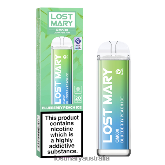 LOST MARY vape - LOST MARY QM600 Disposable Vape Blueberry Peach Ice B64XL161