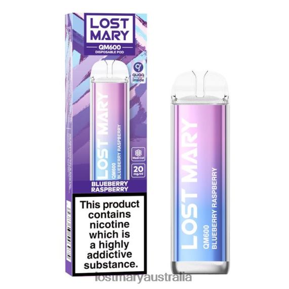 LOST MARY vape flavors - LOST MARY QM600 Disposable Vape Blueberry Raspberry B64XL158
