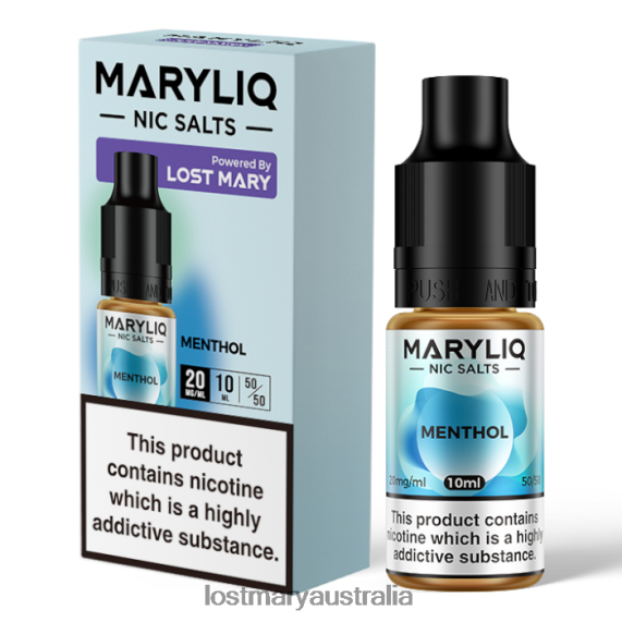 LOST MARY flavours - LOST MARY MARYLIQ Nic Salts - 10ml Menthol B64XL223