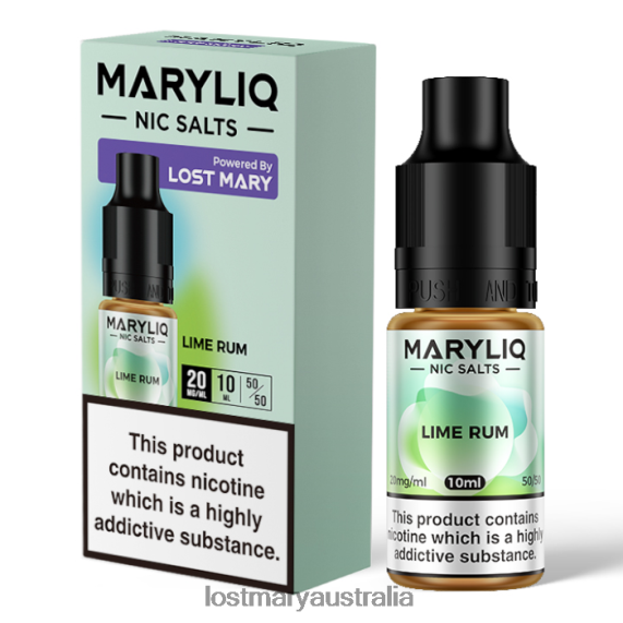 LOST MARY vape Melbourne - LOST MARY MARYLIQ Nic Salts - 10ml Lime B64XL212