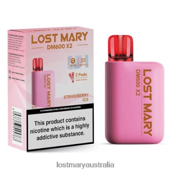 LOST MARY sale - LOST MARY DM600 X2 Disposable Vape Strawberry Ice B64XL205