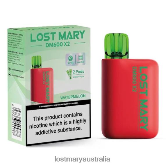 LOST MARY vape Australia - LOST MARY DM600 X2 Disposable Vape Watermelon B64XL200