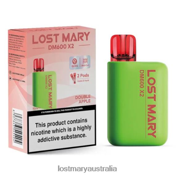 LOST MARY vape - LOST MARY DM600 X2 Disposable Vape Double Apple B64XL191