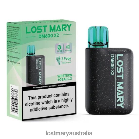 LOST MARY vape - LOST MARY DM600 X2 Disposable Vape Western Tobacco B64XL201
