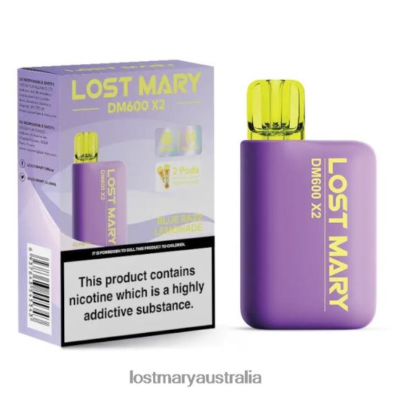 LOST MARY vape flavors - LOST MARY DM600 X2 Disposable Vape Blue Razz Lemonade B64XL188
