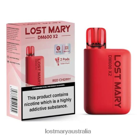 LOST MARY vape flavors - LOST MARY DM600 X2 Disposable Vape Red Cherry B64XL198