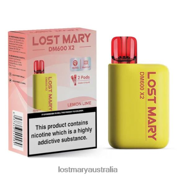 LOST MARY vape price - LOST MARY DM600 X2 Disposable Vape Lemon Lime B64XL194