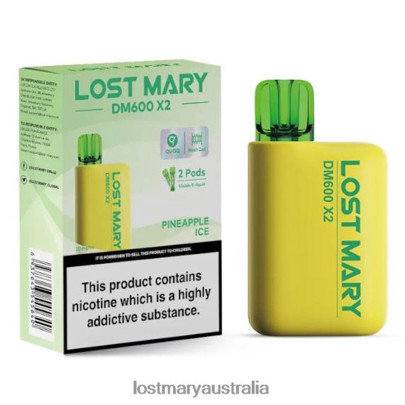 LOST MARY vape price - LOST MARY DM600 X2 Disposable Vape Pineapple Ice B64XL204