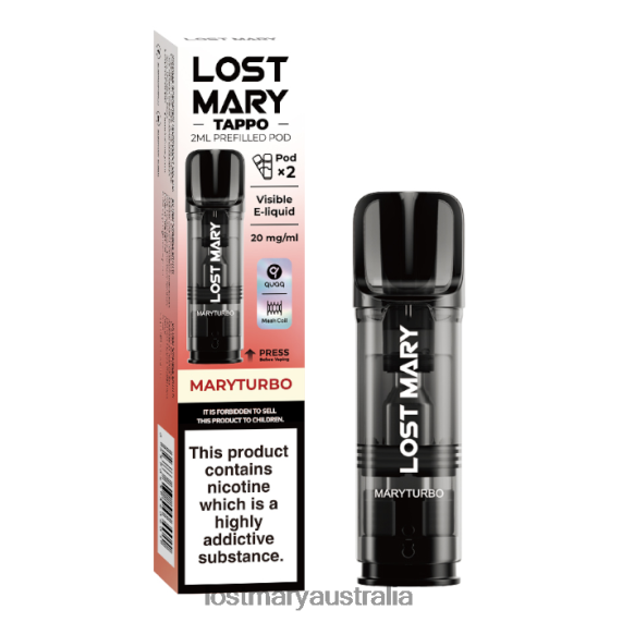 LOST MARY sale - LOST MARY Tappo Prefilled Pods - 20mg - 2PK Maryturbo B64XL185